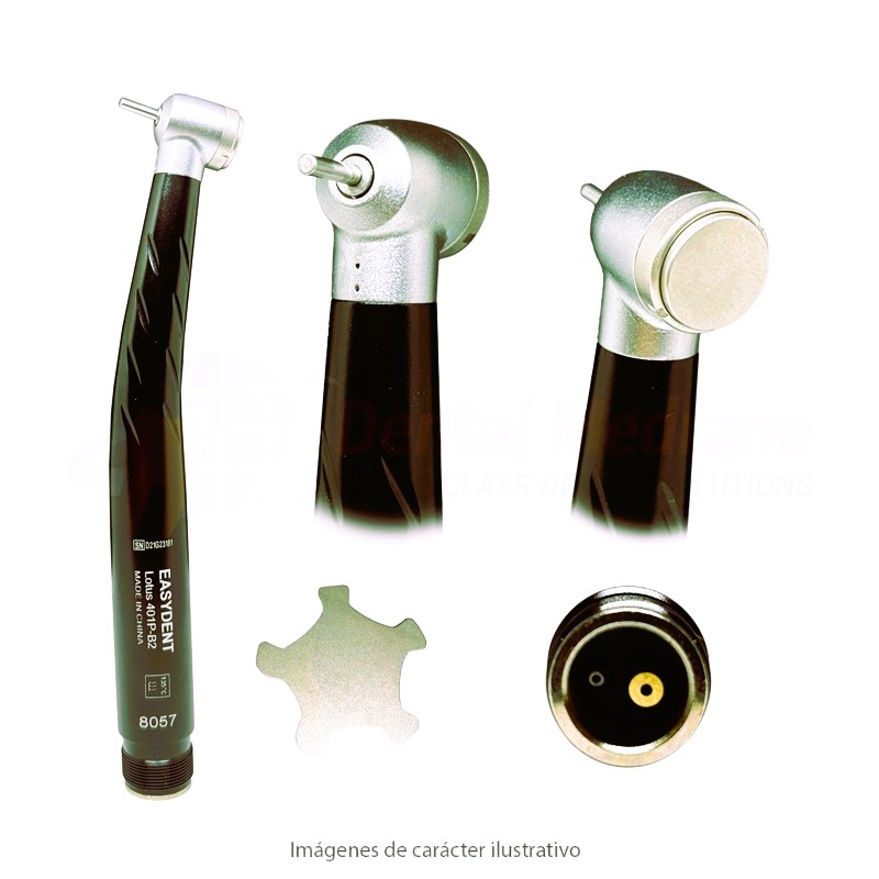 TURBINA Easydent 401-PB2 NEGRA Boton+1Spray