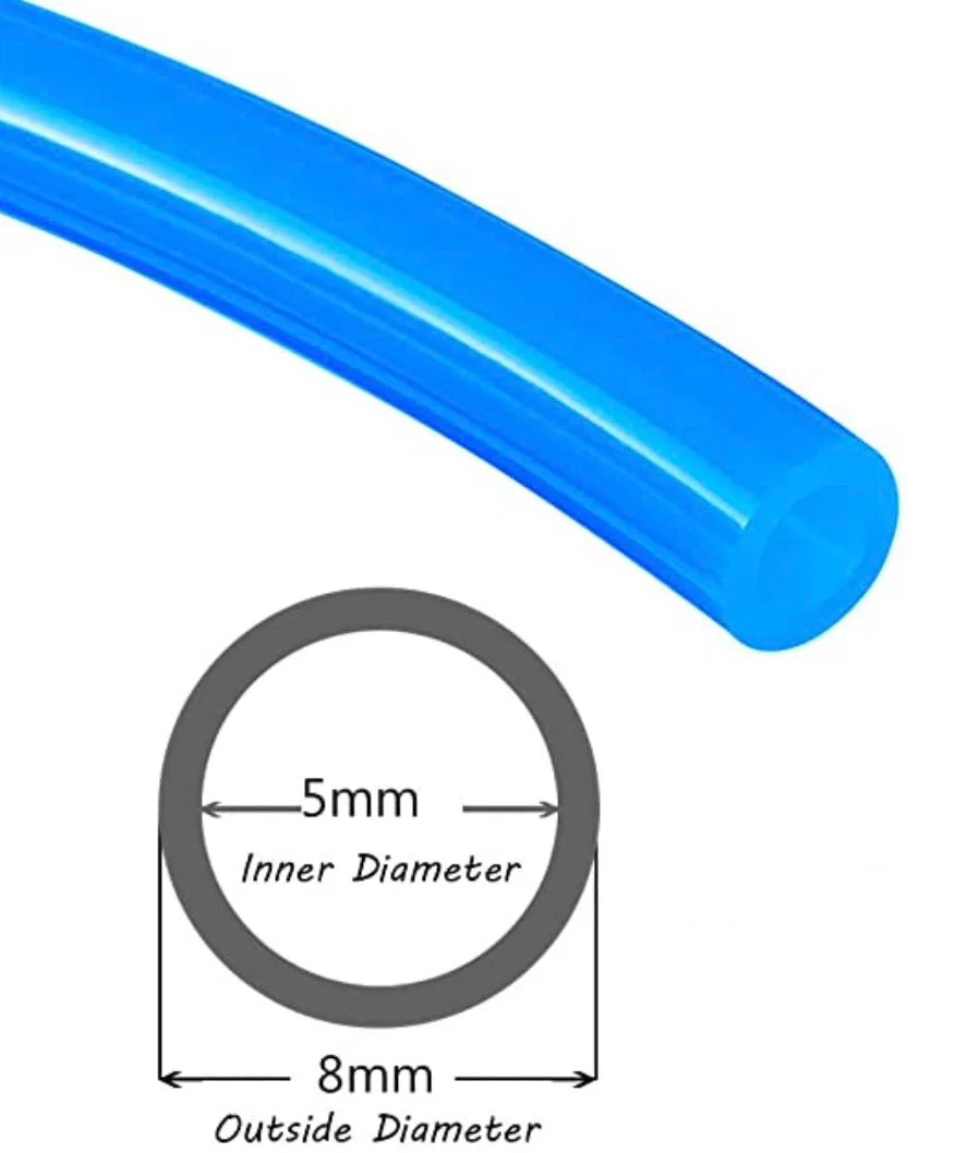 MANGUERA PU 8X4 AZUL /mtr